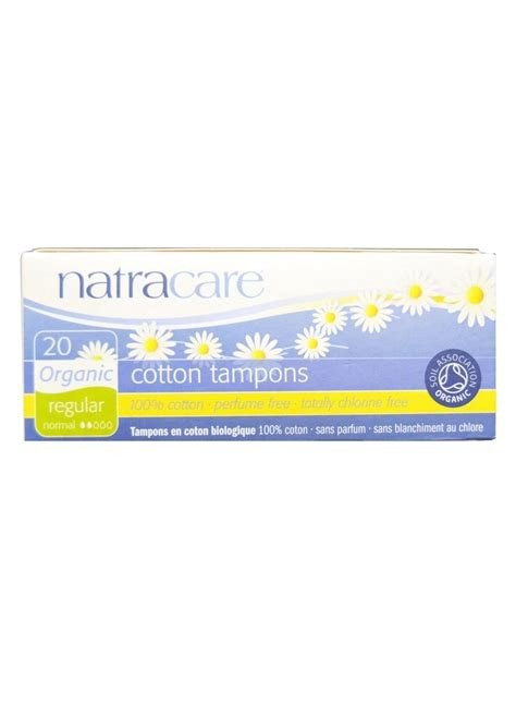 TAMPON REGULAR S/APLICADOR 20 UNIDADES NATRACARE