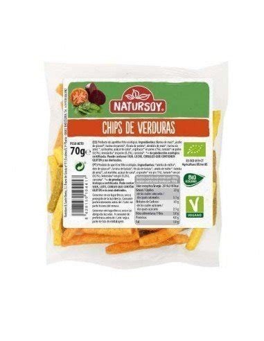 CHIPS DE VERDURAS 70GR NATURSOY