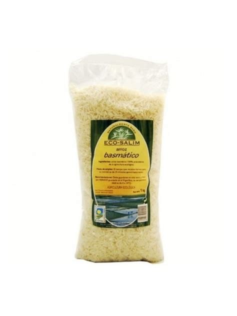 ARROZ BASMATI BLANCO BIO 1KG ECOSALIM