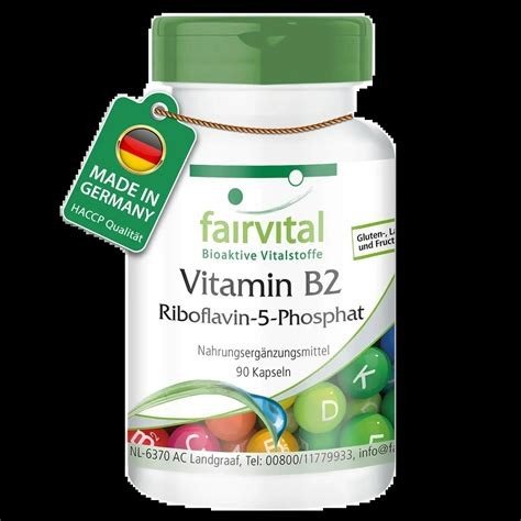 VITAMINA B2 5 FOSTATO FAIRVITAL