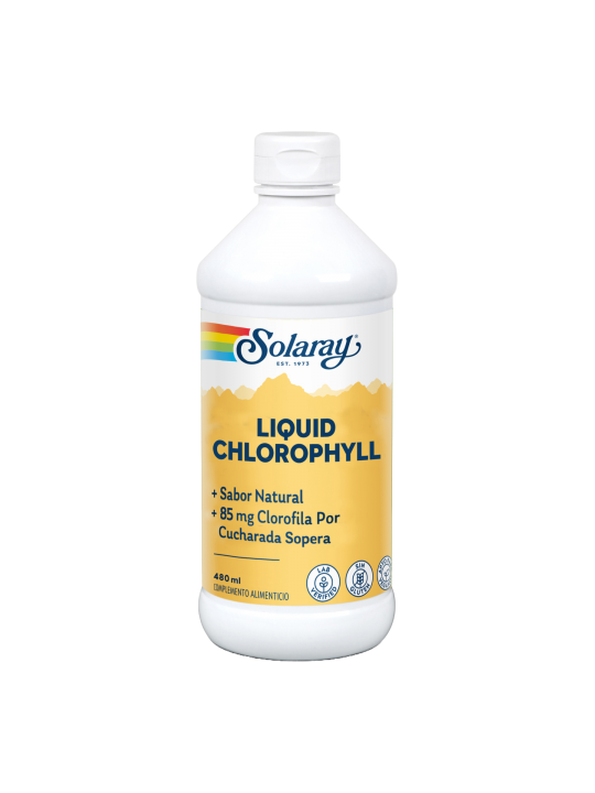 CLOROFILA LIQUIDA SABOR NATURAL 480ML SOLARAY