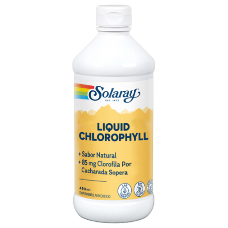 CLOROFILA LIQUIDA SABOR NATURAL 480ML SOLARAY