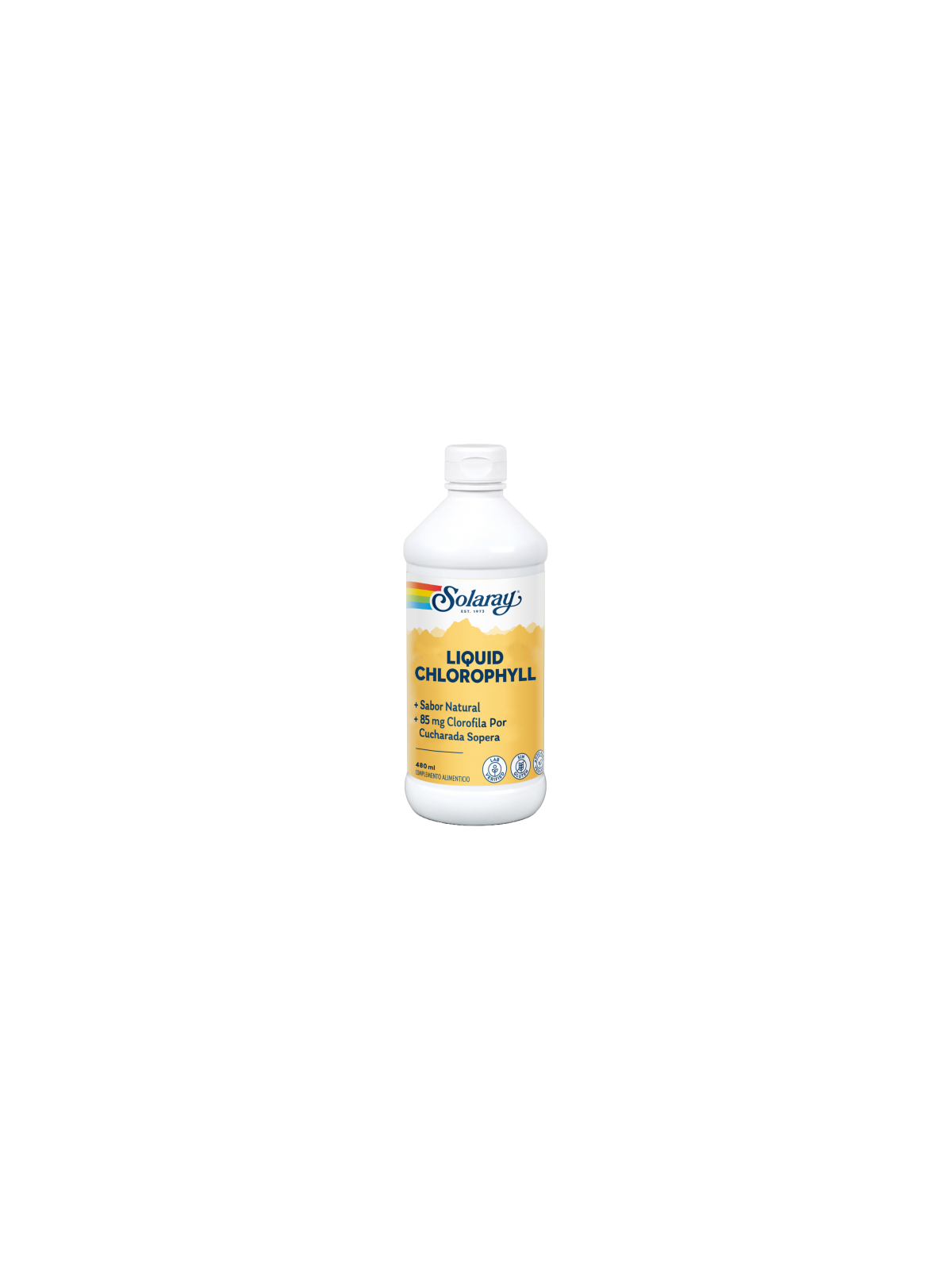 CLOROFILA LIQUIDA SABOR NATURAL 480ML SOLARAY