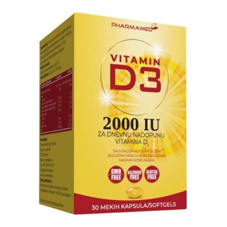 VITAMINA D3 2000UI 30CAP