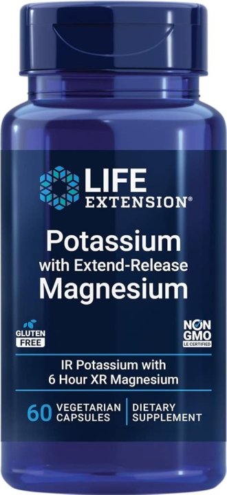 POTASIO CON MAGNESIO 60 CAPSULAS LIFE EXTENSION