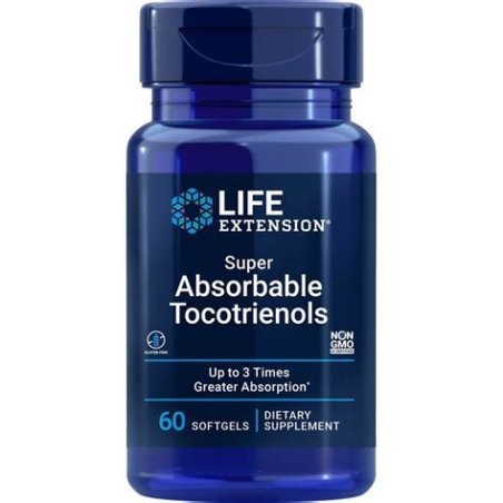 SUPER ABSORBABLE TOCOTRIENOLS 60 PERLAS LIFE EXTENSION