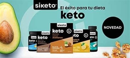 SIKETO BATIDO SABOR AVELLANAS 5 SOBRES
