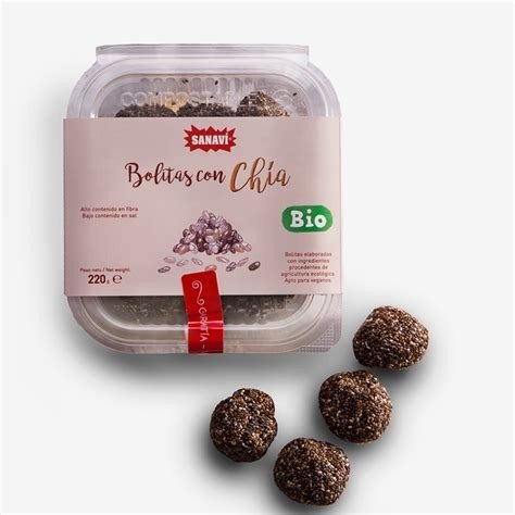 BOLITAS BIO CON CHIA 220GR SANAVI