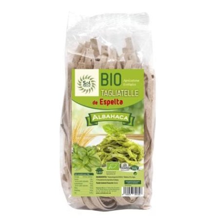 TAGLIATELLE DE ESPELTA INTEGRAL CON ALBAHACA 250GR BIO VEGALIFE