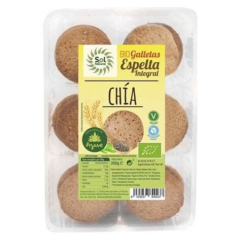 SNACKBROT ESPELTA CHIA 200GR