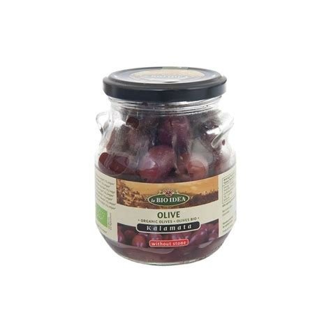 ACEITUNA NEGRA KALAMATA 180G BIO IDEA