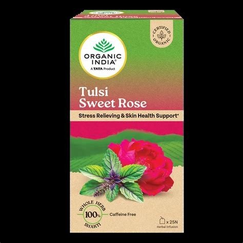 TULSI ORGANIC INDIA ROSA INFUSION