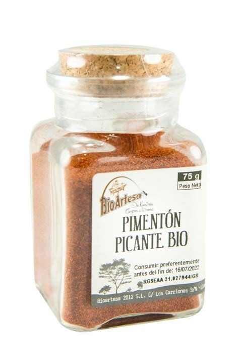 PIMENTON PICANTE BIO BOTE