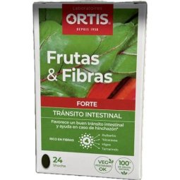 FRUTA Y FIBRA FORTE 24 PASTILLAS ORTIS