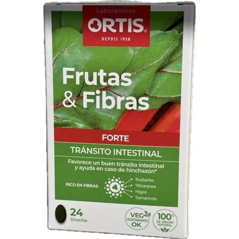 FRUTA Y FIBRA FORTE 24 PASTILLAS ORTIS