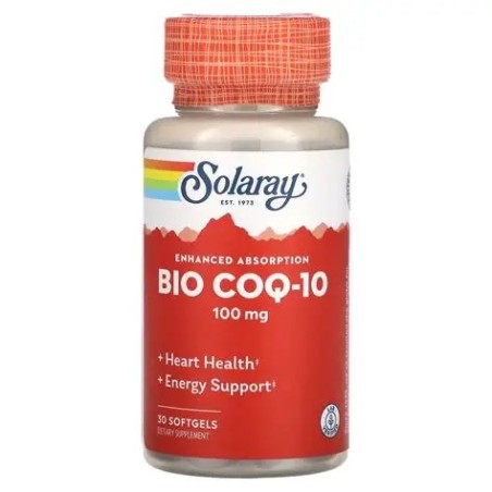 COQ-10 100 MG 30 PERLAS SOLARAY