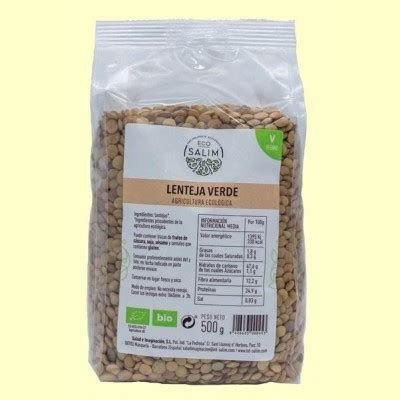 LENTEJA VERDE 500 GR ECOSALIM