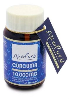 CURCUMA 10,000MG ESTADO PURO 40 CAPSULAS