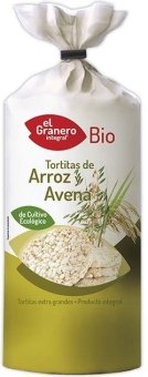 TORTITAS DE ARROZ Y AVENA 115G EL GRANERO