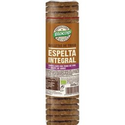 GALLETA ESPELTA ZUMO UVA Y JARABE DE ARROZ BIOCOP 250G