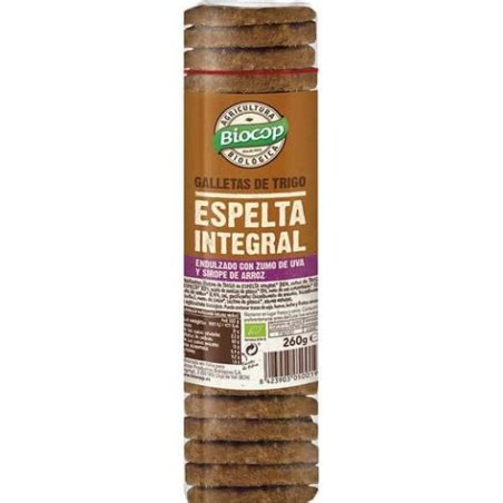 GALLETA ESPELTA ZUMO UVA Y JARABE DE ARROZ BIOCOP 250G